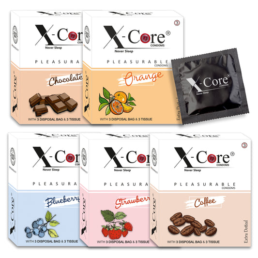 X-Core Fruity Intimacy Condoms (15 units)