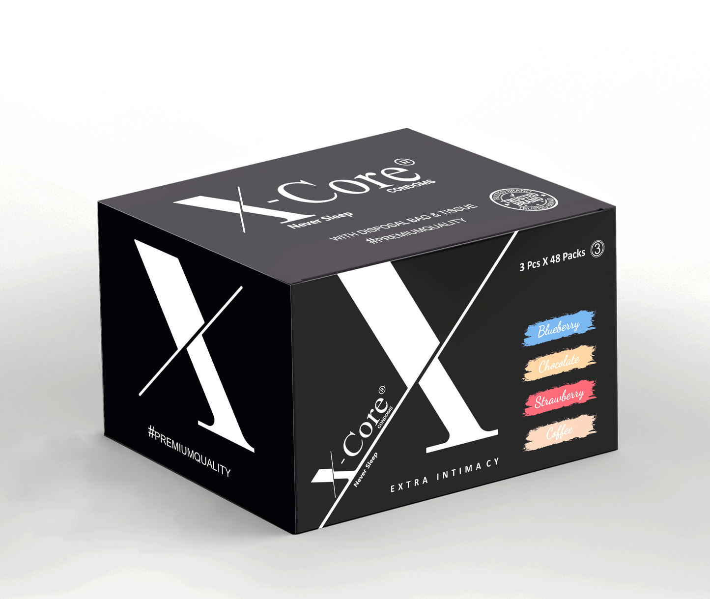 X-Core Extra Intimacy Gross Box 3's Box (144 pcs)